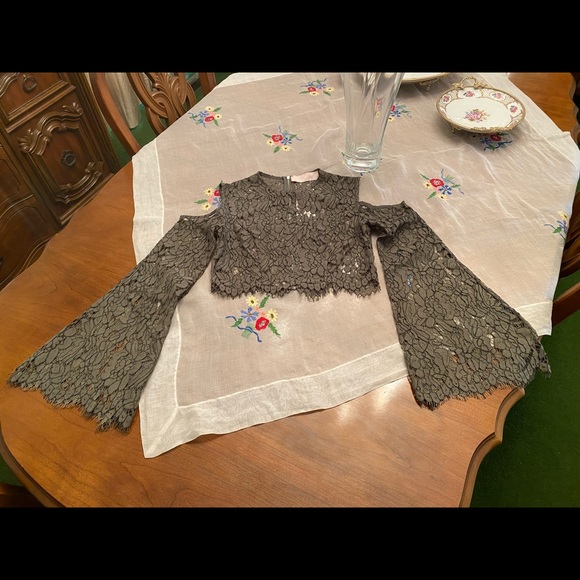 Keepsake Porcelain lace crop top  size S NWT - Picture 2 of 8